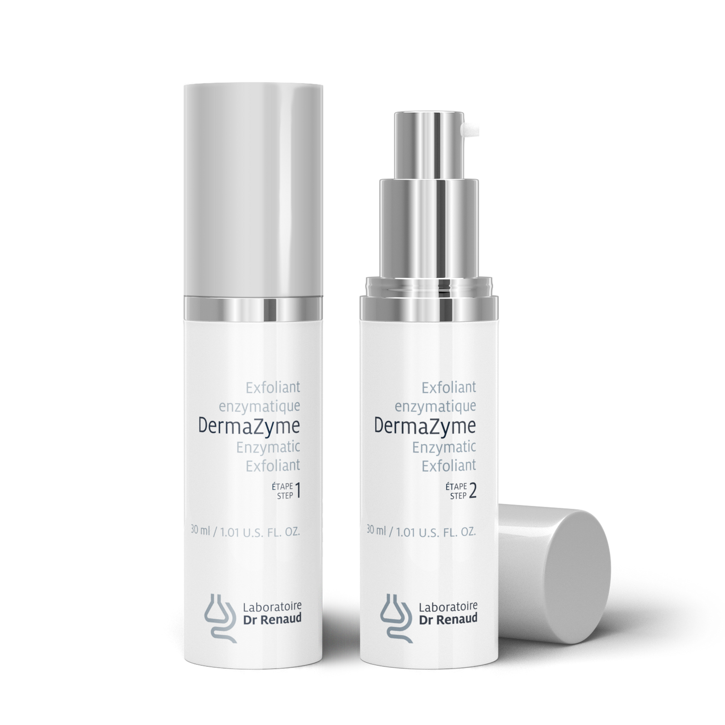 Exfoliant enzymatique en 2 étapes Dermazyme
